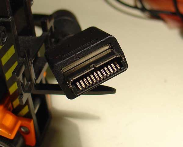 Component Cable - PS2-connector close-up